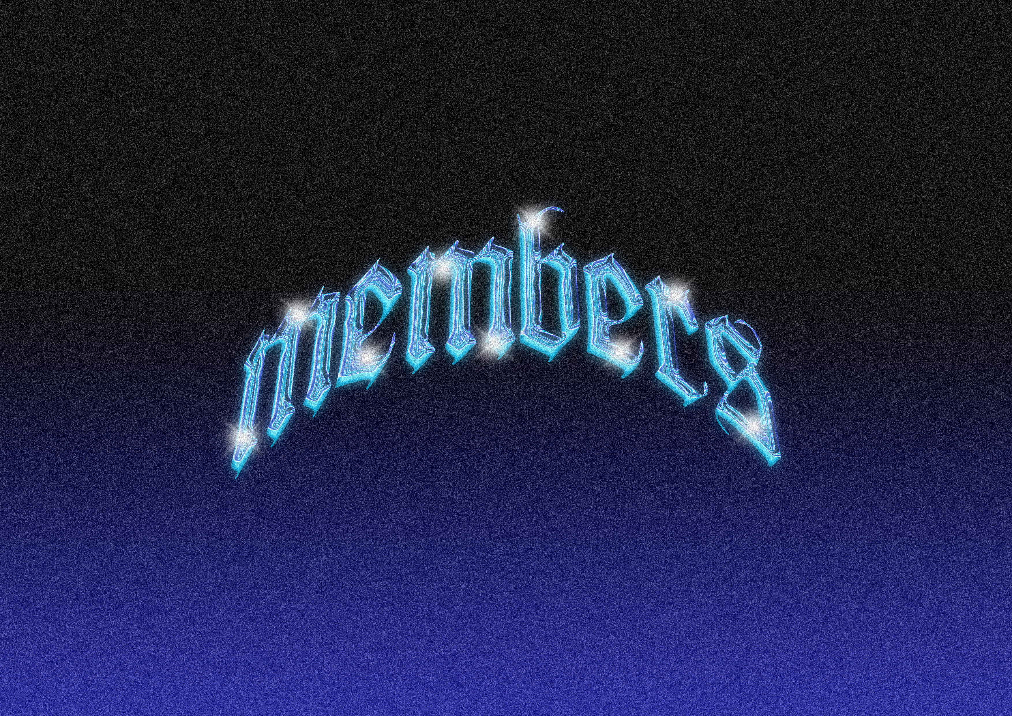 Blue chrome Mographics artwork