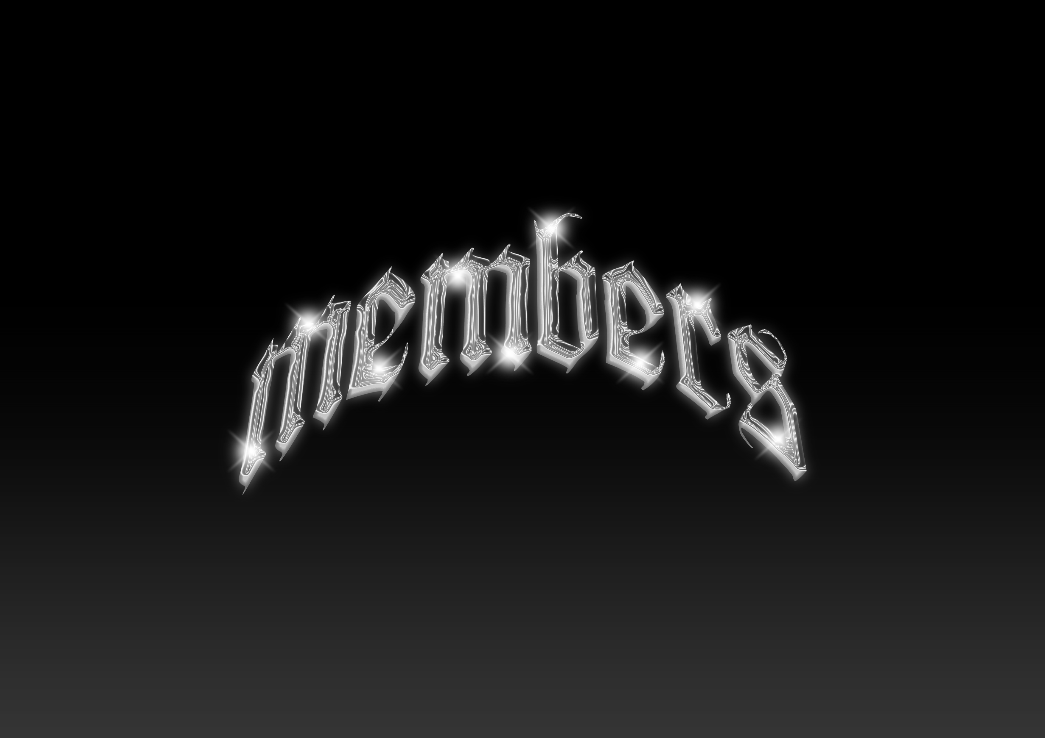 Silver chrome Mographics logo